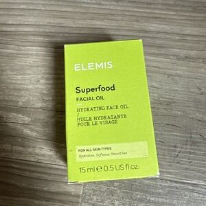 ELEMIS Superfood Facial Oil Hydrating Face Oil 0.5 fl. oz.  15 ml   (NEW IN BOX)
